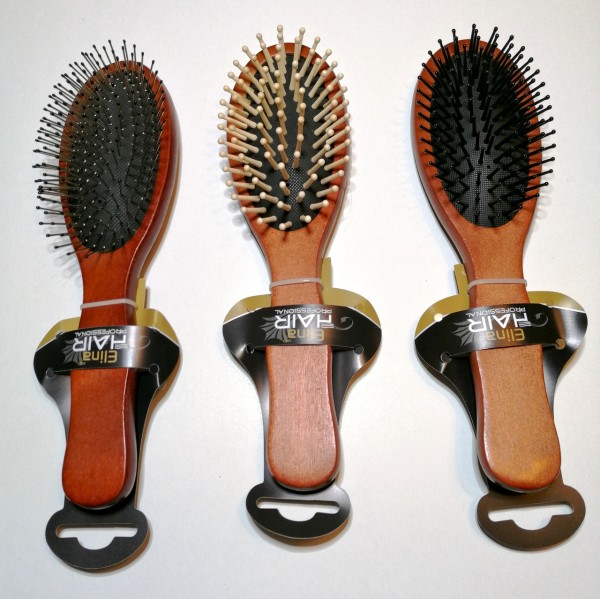 Haarbürste / Massagebürste aus Holz, ca. 22 cm, verschieden sortiert