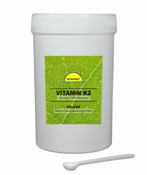 Bonemis® Vitamin K2 Pulver (MK7 all-trans), 100 mcg, 1000 Portionen