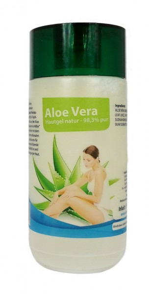 Aloe Vera Hautgel natur, 200 ml (mit Gütesiegel prämiert)