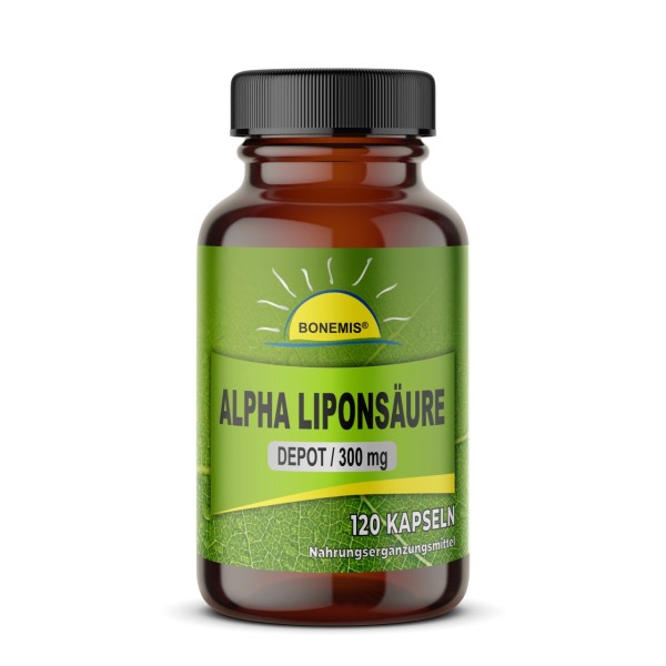 Bonemis® Alpha-Liponsäure (vegan, natürlich), 120 Kapseln