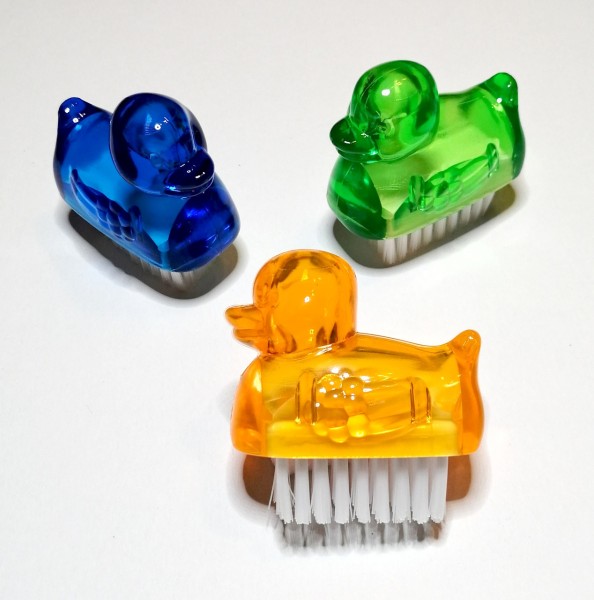 Handwaschbürste Mini-Entchen, ca 5,5 cm, farblich sortiert